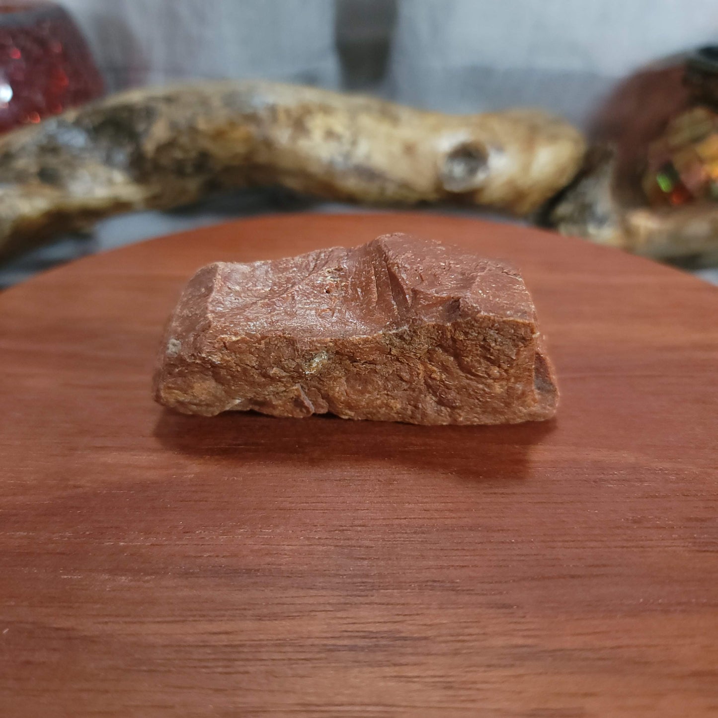 Red Petrified, Agatized Wood