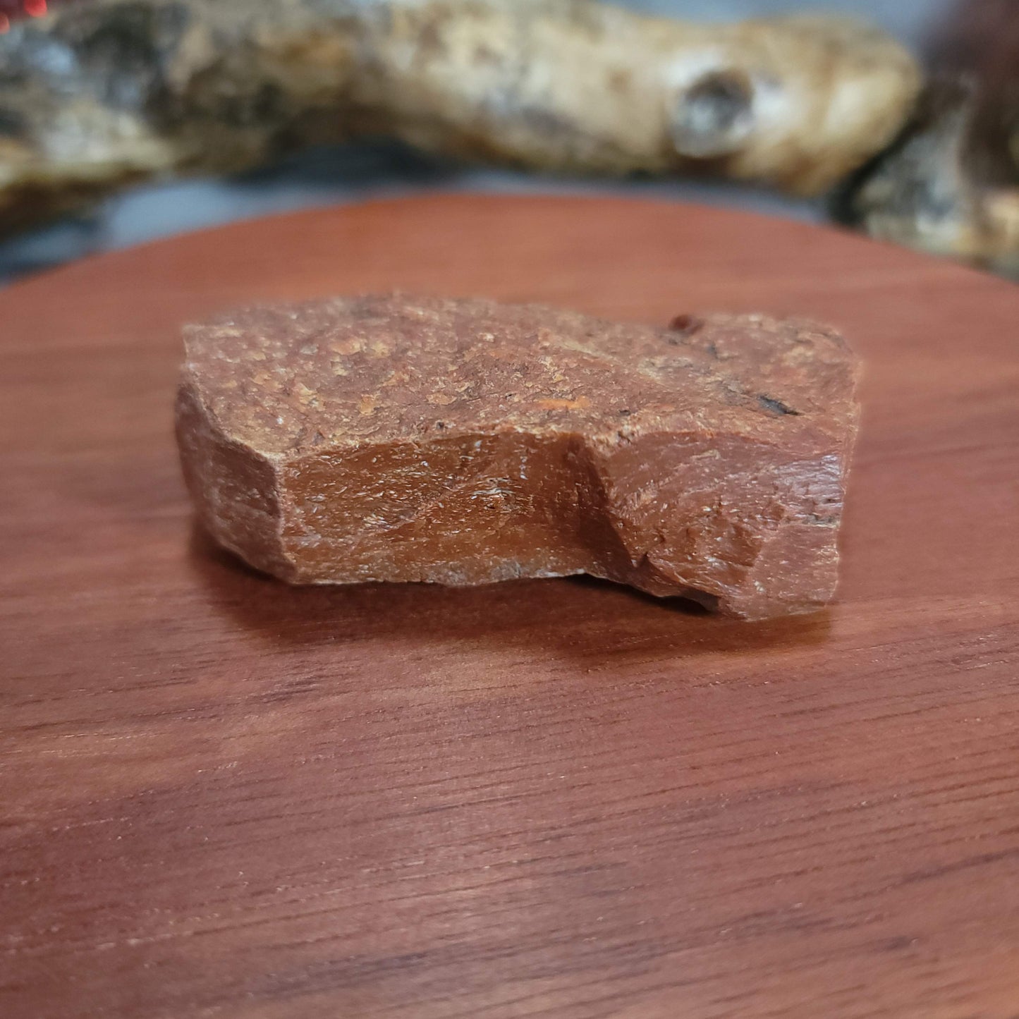 Red Petrified, Agatized Wood