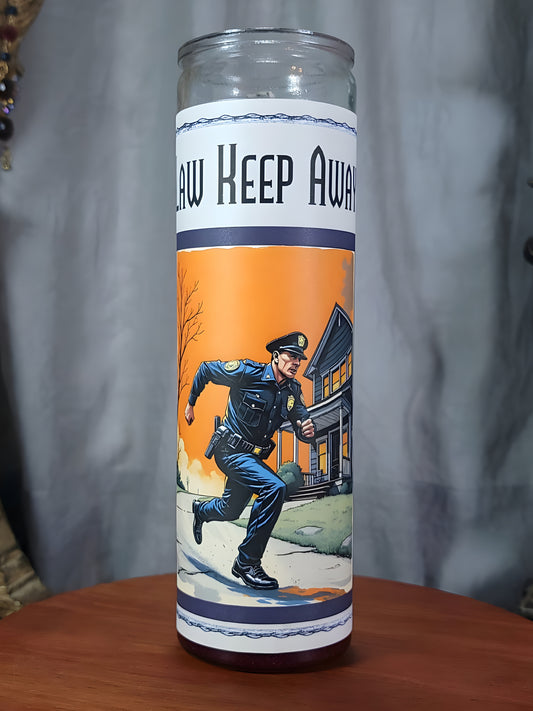 Law Keep Away Fixed 7-Day Candle