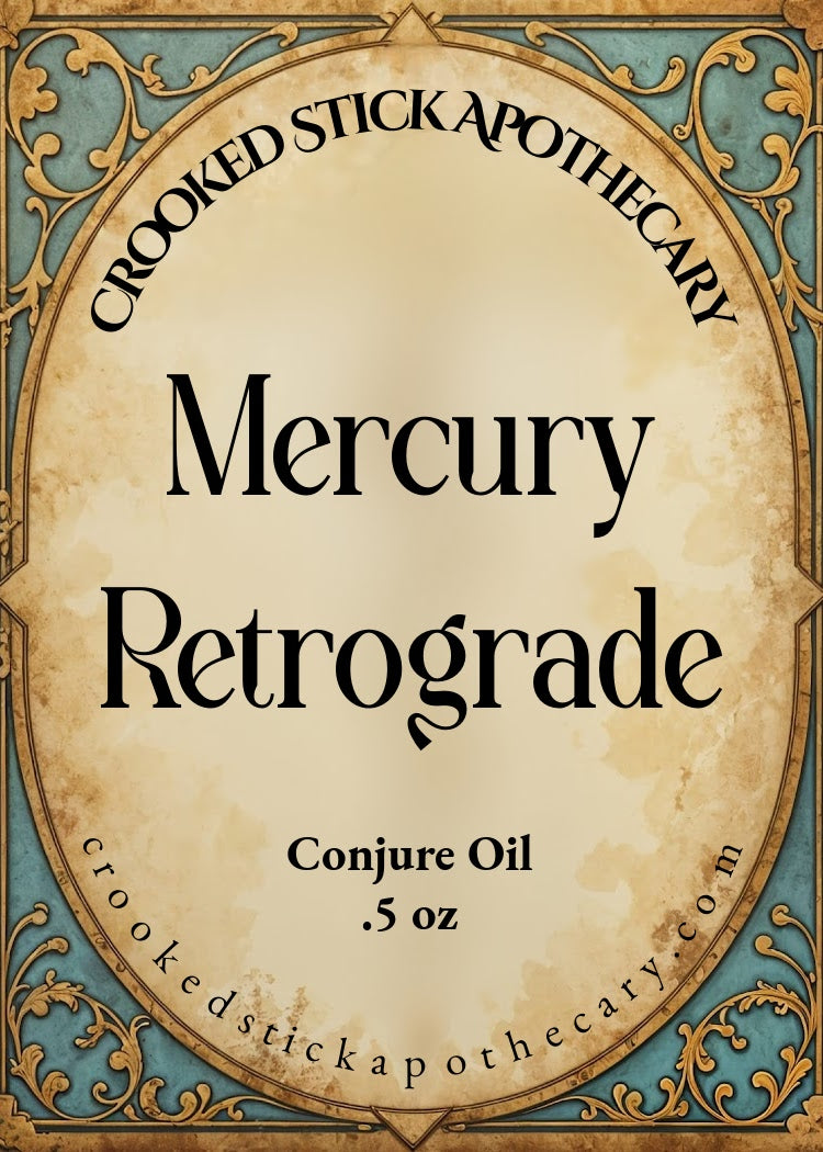 Mercury Retrograde Conjure Oil